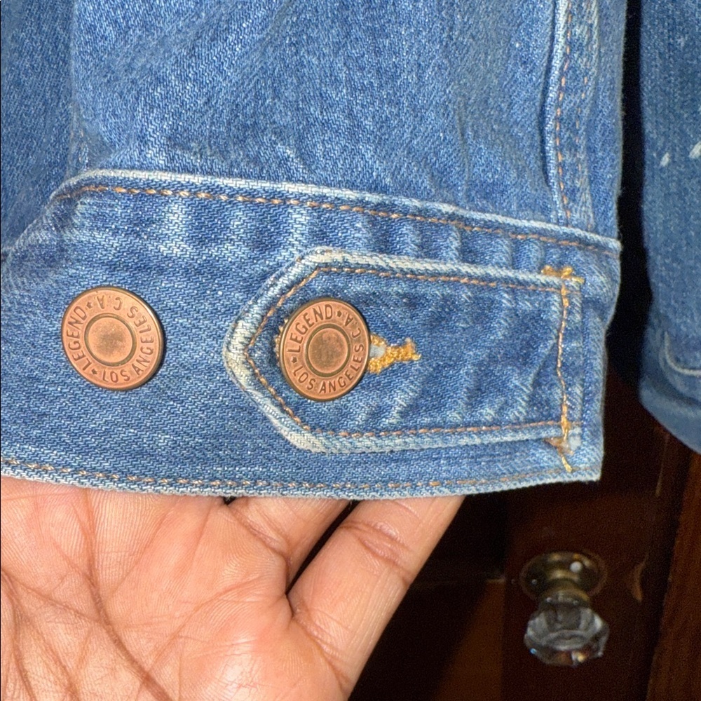 Lucky Brand Vintage Bleached Style Jean Jacket - Picture 8 of 9